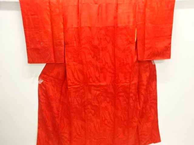 JAPANESE KIMONO / ANTIQUE JUBAN / SILK / PHOENIX